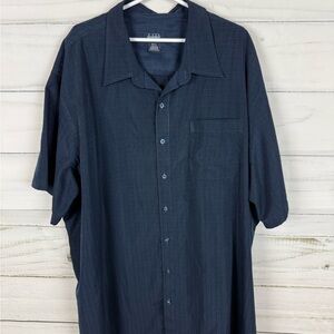 Harbor Bay Blue Casual Button Down Shirt